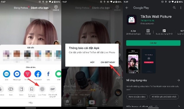 Hướng dẫn cách đặt video tiktok làm hình nền android và thưởng ...