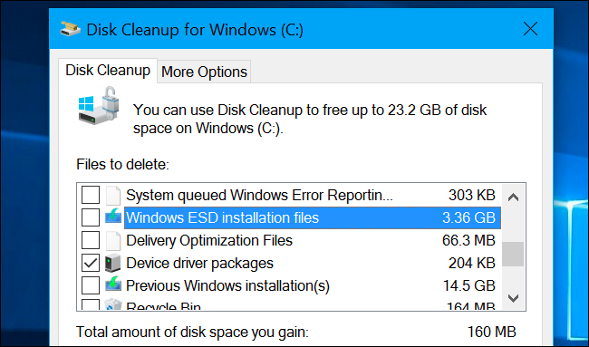 Xóa tệp “Windows ESD Installation Files” có thể giải phóng tới vài GB dung lượng ổ cứng, nhưng cũng có thể gây ra sự cố cho máy tính của bạn.