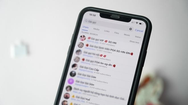 Telegram trở thành ổ chứa mại dâm tại Việt Nam ảnh 1