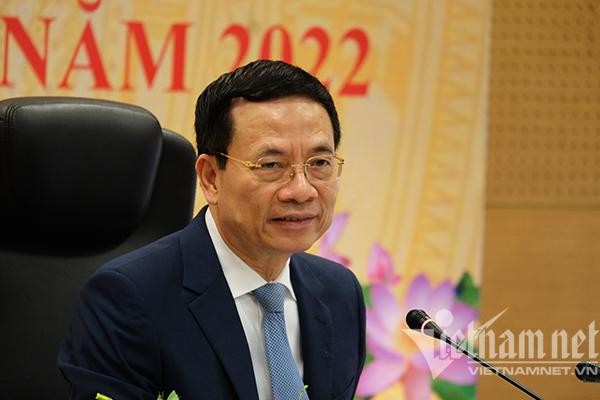 Phát biểu của Bộ trưởng Nguyễn Mạnh Hùng tại buổi tổng kết khối công nghệ số năm 2021 ảnh 1
