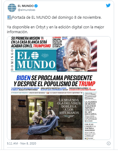 Báo chí quốc tế bàn tán rôm rả về chiến thắng của Biden ảnh 5