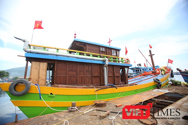 Đà Nẵng, tàu cá, khủng, ngư dân, ĐNa 90685 TS, Lê Văn Khánh, VietTimes