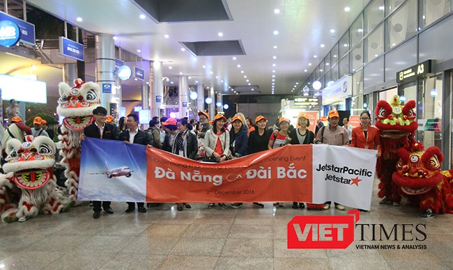 Đà Nẵng, Jetstar Pacific, sân bay, đường bay trực tiếp, Đài Bắc, quốc tế, VietTimes