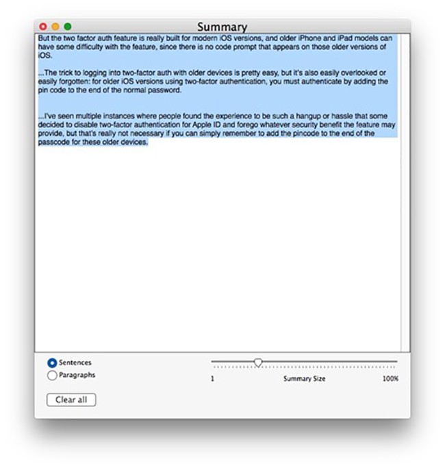 MacOS: Tóm lược nội dung văn bản với Summarize ảnh 4