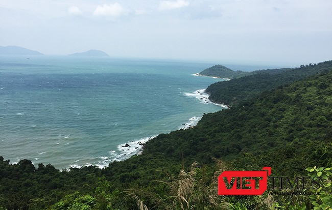 Một góc bán đảo Sơn Trà nhìn ra biển
