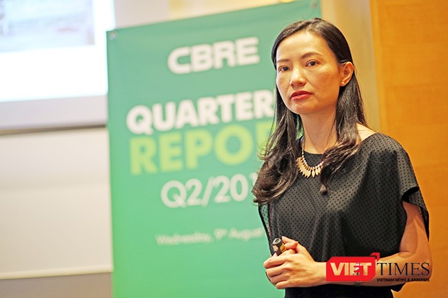 Bà Dương Thùy Dung, Giám đốc, Trưởng phòng Nghiên cứu thị trường và Tư vấn phát triển của CBRE.