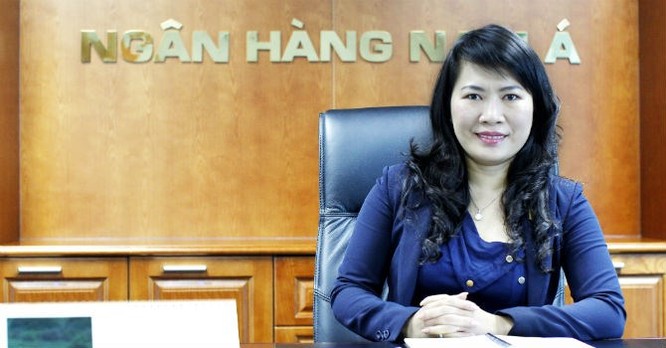 Bà Lương Thị Cẩm Tú, Phó tổng giám đốc thường trực Nam A Bank. 