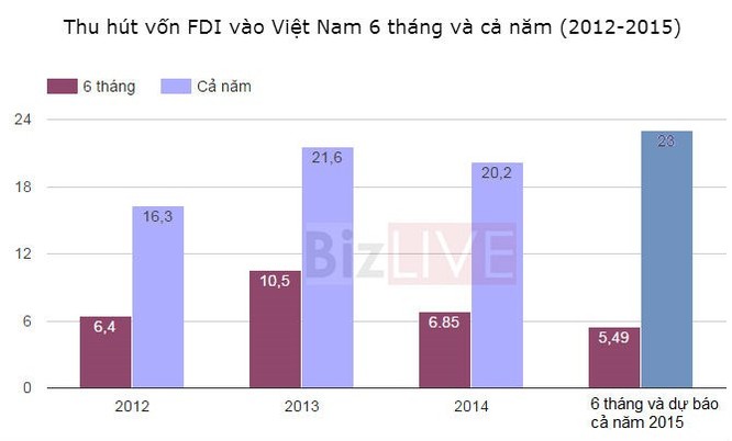 Vốn “ngoại” đổ vào Việt Nam thấp nhất 4 năm ảnh 1
