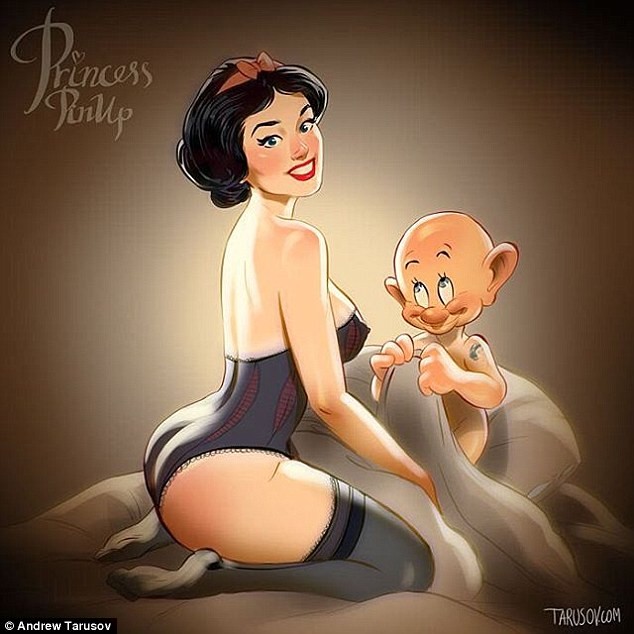 Nữ hoàng băng giá, Bạch Tuyết làm...người mẫu sexy ảnh 1