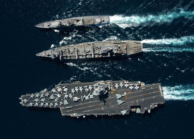 Cụm tác chiến tàu sân bay Mỹ thường trực tại châu Á-Thái Bình Dương