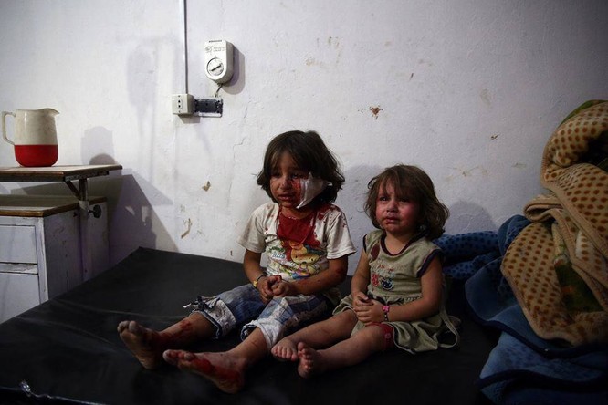 Chùm ảnh thảm họa nhân đạo trẻ em ở địa ngục Syria ảnh 58