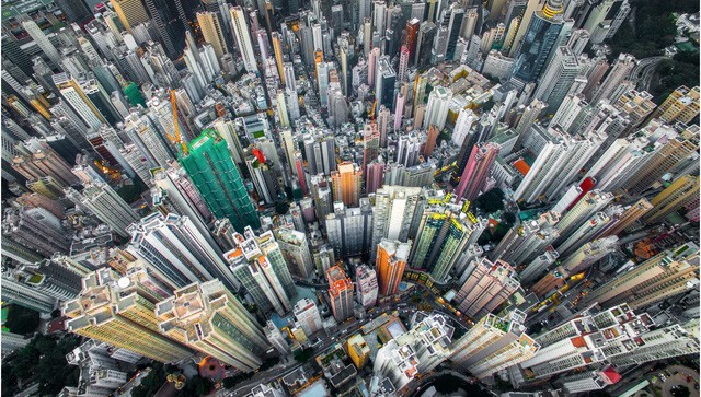 Hong Kong chật kít nhà cao tầng qua góc nhìn Flycam ảnh 5