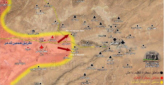 Chiến sự Palmyra: Quân đội Syria đập tan tuyến phòng ngự IS, giải phóng một vùng lớn ảnh 4