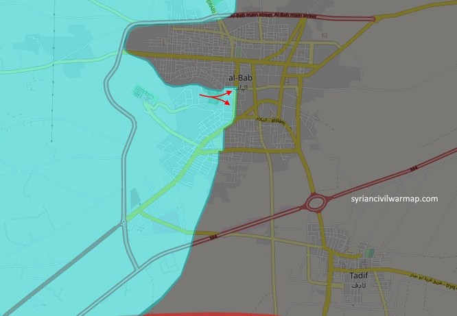 Chiến sự Al-Bab: Liên quân Thổ Nhĩ Kỳ tiến vào trung tâm sào huyệt IS (video) ảnh 1