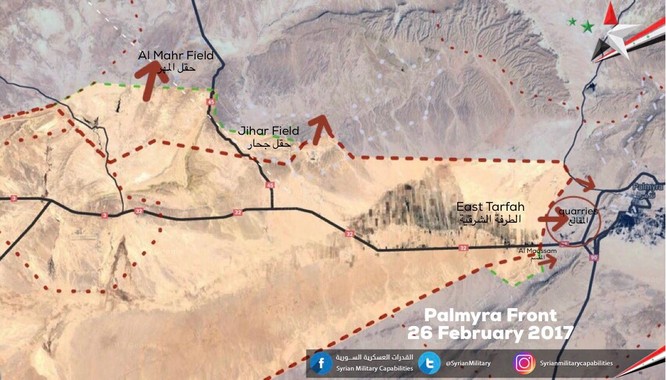 Chiến sự Palmyra: Quân đội Syria khống chế hỏa lực, sắp chiếm cứ địa IS ảnh 1