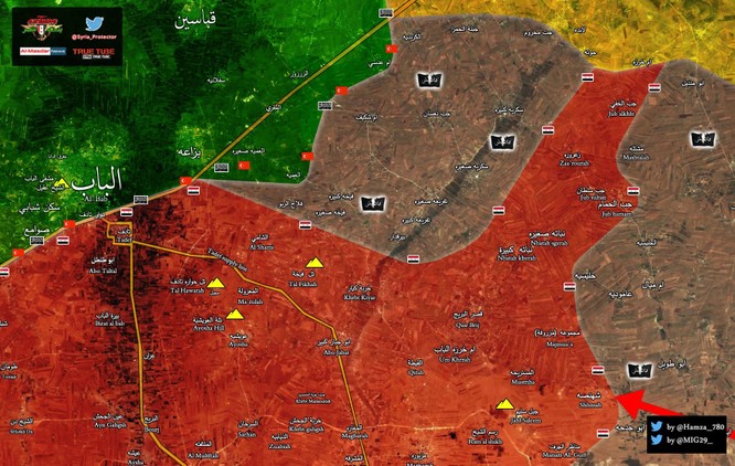 Quân đội Syria chặn bước Thổ Nhĩ Kỳ, vây chặt IS tại đông Aleppo ảnh 1