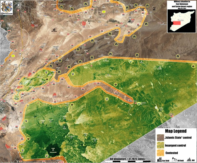 Chiến sự Syria: Quân Assad tấn công IS trên khắp các chiến tuyến (video) ảnh 1