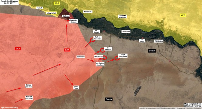 “Hổ Syria” phá hủy tuyến phòng thủ IS, áp sát chảo lửa Deir Ezzor ảnh 1