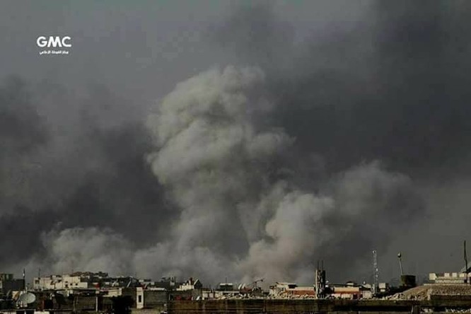Nga không kích dồn dập buộc phiến quân ven Damascus ngừng bắn ảnh 1