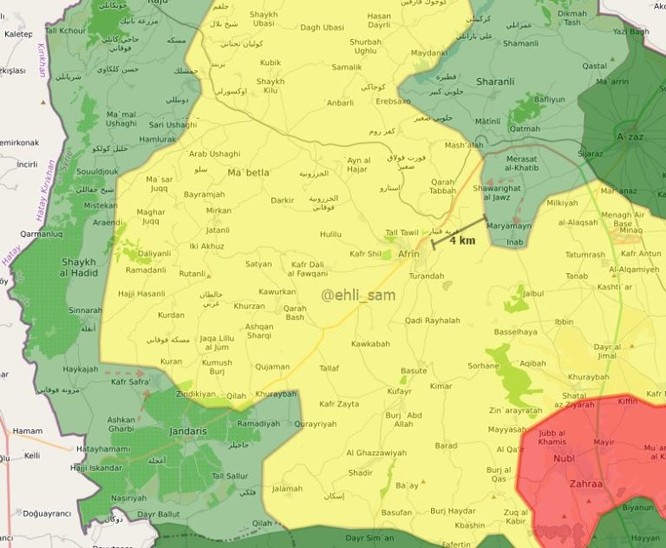 Quân Thổ Nhĩ Kỳ sắp đè bẹp Afrin, người Kurd Syria nguy ngập ảnh 1