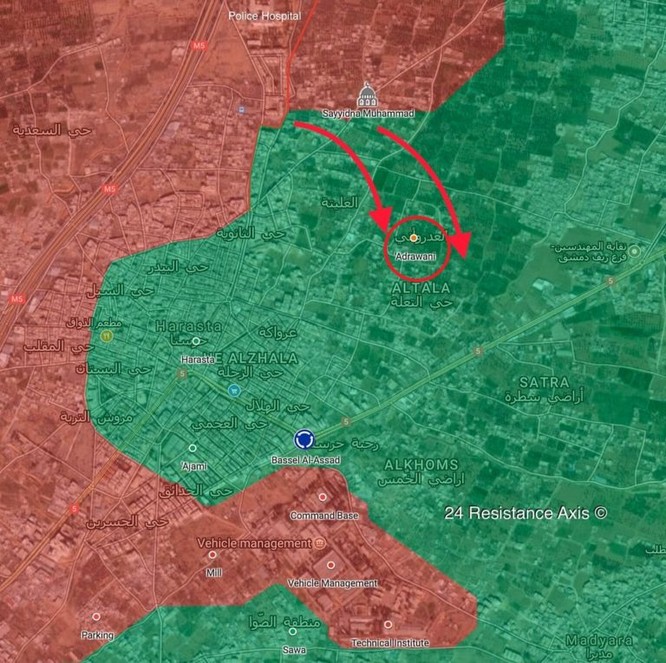 “Sư đoàn thép” Syria ác chiến đoạt địa bàn trọng yếu ở Đông Ghouta ảnh 1