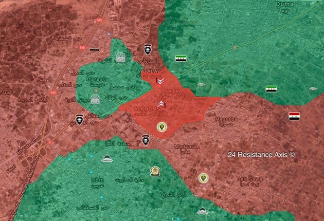 Quân tinh nhuệ Syria dốc sức tấn công sào huyệt Đông Ghouta, Mỹ đe dọa không kích ảnh 1