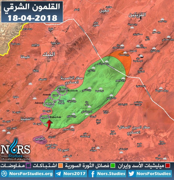 “Hổ Syria” bất ngờ chuyển hướng tiến đánh IS trên chiến trường đông Qalamoun ảnh 1