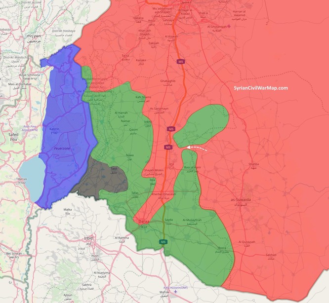 Một nhóm “nổi dậy ôn hòa” lớn đầu hàng quân đội Syria ở Daraa ảnh 1
