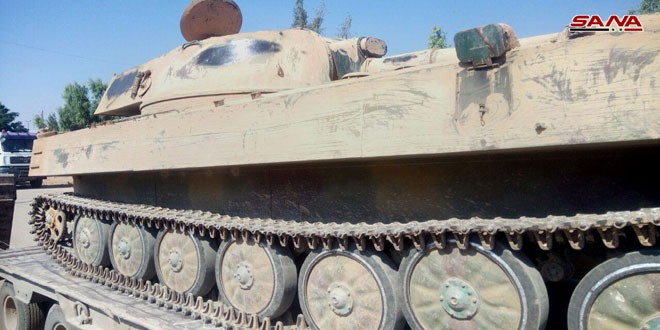 Quân đội Syria chiếm giữ hàng chục xe tăng của phe thánh chiến ở Daraa ảnh 3