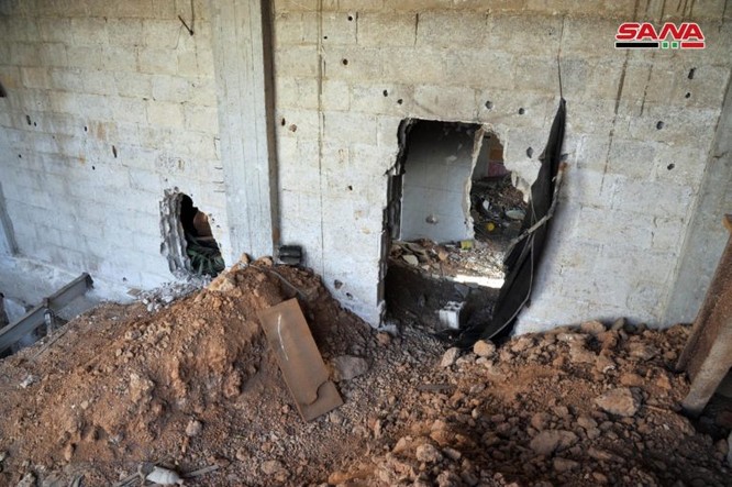Chiến binh Hamas Palestine đã giúp “quân nổi dậy” kiến tạo đường hầm tại Damascus, Syria ảnh 3