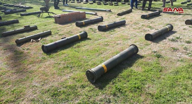 Quân đội Syria tiếp tục mùa thu hoạch vũ khí trang bị của “quân nổi dậy” ảnh 1