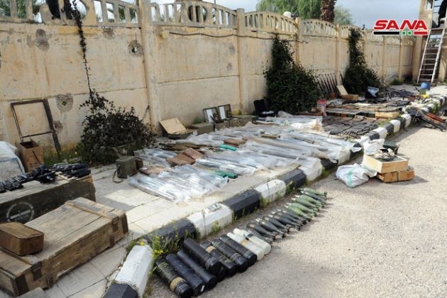 Quân đội Syria tiếp tục thu hoạch vũ khí trang bị của “quân nổi dậy” ở Daraa ảnh 5