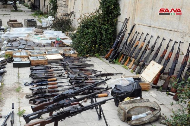 Quân đội Syria tiếp tục thu hoạch vũ khí trang bị của “quân nổi dậy” ở Daraa ảnh 6