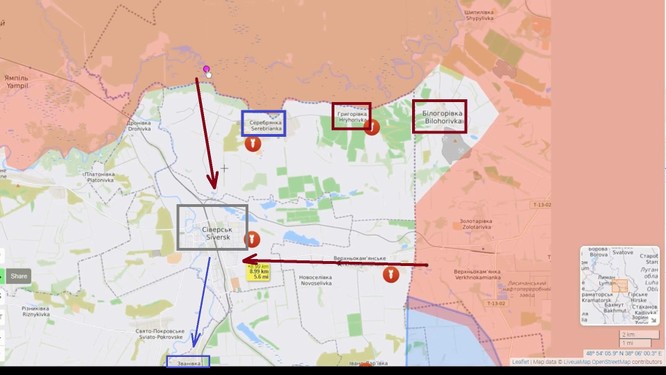 Quân đội Nga, dân quân Donbass đánh chiếm thành phố Seversk ảnh 1