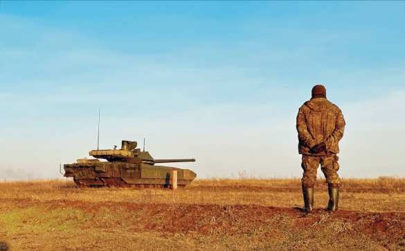 Xe tăng T-14 Armata được cho là đang chuẩn bị cho các trận chiến ở Ukraine ảnh 1