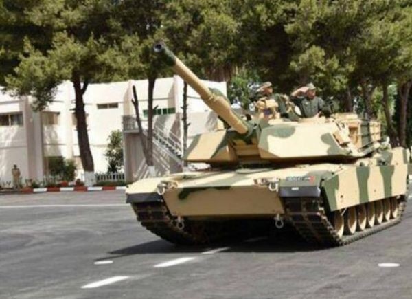 Xe tăng M1A1 Mỹ, Morocco mua. Ảnh: Tin tức Tham khảo, Trung Quốc.