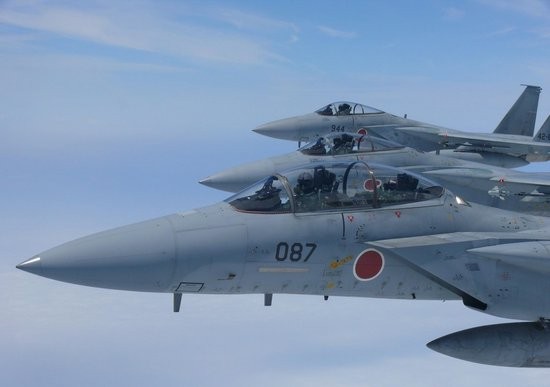Máy bay chiến đấu F-15 Lực lượng Phòng vệ Trên không Nhật Bản (ảnh tư liệu)