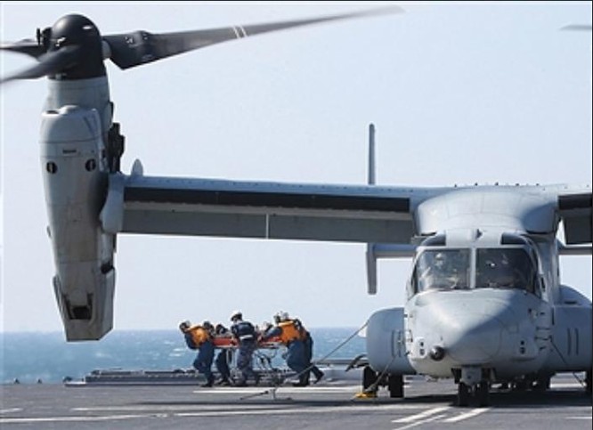 Máy bay vận tải MV-22 Osprey Mỹ. Ảnh: gettyimages