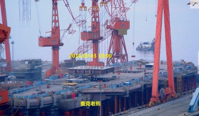 Trung Quốc lộ hình ảnh ráo riết đóng tàu sân bay ảnh 3