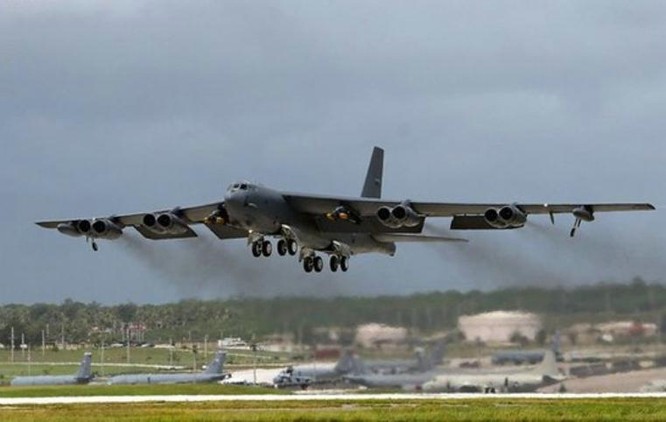 Máy bay ném bom chiến lược B-52 Mỹ (ảnh tư liệu)