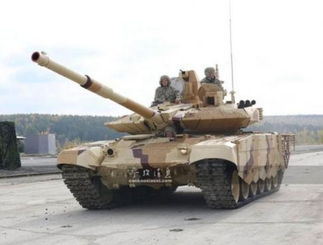 Xe tăng T-90 Nga. Ảnh: Sina