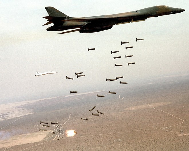 Máy bay ném bom chiến lược B-1 Lancer Mỹ (ảnh tư liệu)