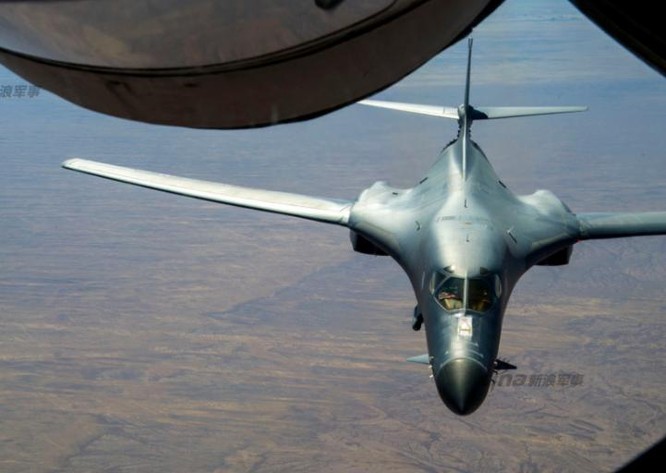 Mỹ có thể triển khai máy bay ném bom chiến lược B-1 ở Hàn Quốc. Ảnh: Sina