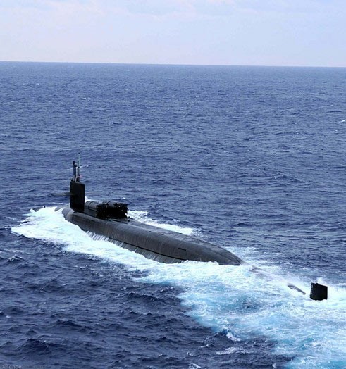 Tàu ngầm hạt nhân chiến lược lớp Ohio Hải quân Mỹ (ảnh tư liệu)