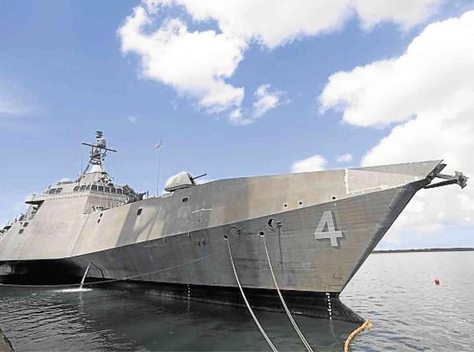 Tàu tuần duyên USS Coronado LCS-4 Hải quân Mỹ. Ảnh: Inquirer Global Nation