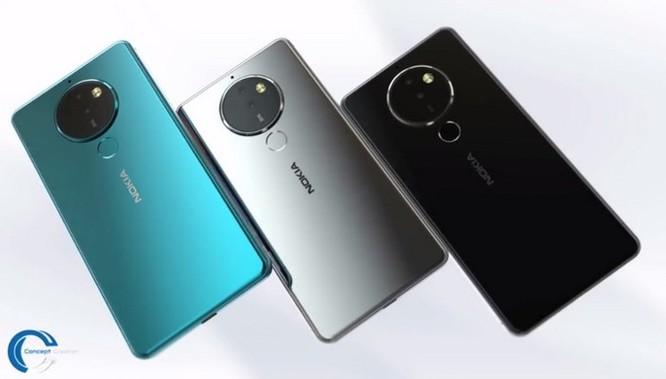 Ngắm ý tưởng Nokia 10 với thiết kế mặt lưng kính, màn hình 18:9 và 4 camera - Ảnh 11