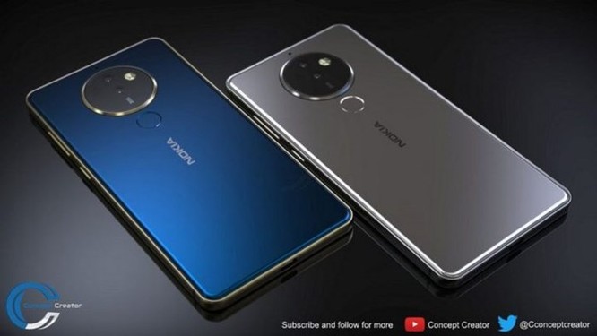 Ngắm ý tưởng Nokia 10 với thiết kế mặt lưng kính, màn hình 18:9 và 4 camera - Ảnh 3