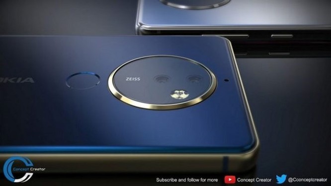 Ngắm ý tưởng Nokia 10 với thiết kế mặt lưng kính, màn hình 18:9 và 4 camera - Ảnh 4