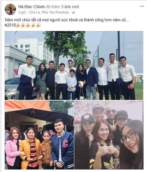 Mùng 1 Tết, dàn sao U23 Việt Nam chúc gì trên Facebook? - Ảnh 3