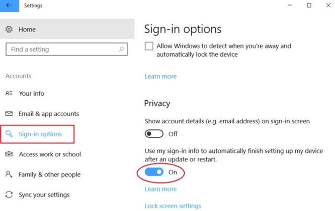 Mẹo nhỏ ngăn không cho Windows 10 mở lại các ứng dụng khi khởi động máy tính - Ảnh 3